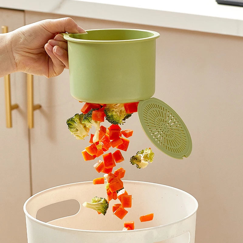 Kitchen Sink Filter Strainer Multifunctional Drain Basket Fruit Vegetable Drainer Rack Water Filter Kitchen Organizer Basket